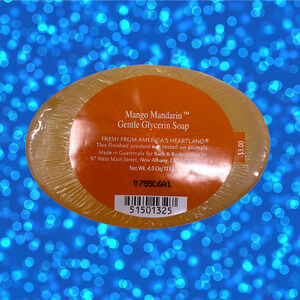 NEW Bath & Body Works Pleasures Mango Mandarin Glycerin Soap Bar 4 oz Rare